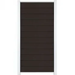 Sale C-Wood Zelfbouw schutting composiet Mix & Match antraciet - wit alu accessoires (90 x 180 cm)