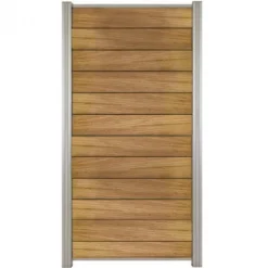 Best C-Wood Zelfbouw schutting hardhout Mix & Match Ipé - blank alu accessoires (90 x 180 cm)