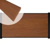 Discount C-Wood Zelfbouw schutting hardhout Mix & Match Bamboe - zwart alu accessoires (180 x 90 cm)