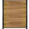 Online C-Wood Zelfbouw schutting hardhout Mix & Match Ipé - zwart alu accessoires (180 x 200 cm)