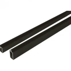 C-Wood Zelfbouw schutting composiet Mix & Match bruinvlam - antraciet alu accessoires (90 x 180 cm)