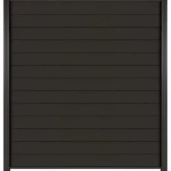 Hot C-Wood Zelfbouw schutting composiet Mix & Match antraciet - antraciet alu accessoires (180 x 200 cm)