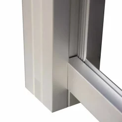 C-Wood Zelfbouw schutting verticaal Rhombus Double zwart - blank alu accessoires (170 x 180 cm)