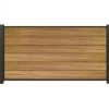 Clearance C-Wood Zelfbouw schutting hardhout Mix & Match Ipé - antraciet alu accessoires (180 x 90 cm)