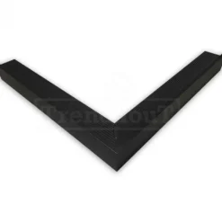 Clearance TrendHout Daktrim aluminium zwart recht buitenhoek 50 x 50 cm (60 mm)