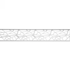 Best C-Wood Deco lamel Como blank aluminium - Diagonaal (180 x 30 cm)