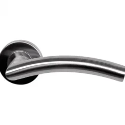 Outlet Austria Deurbeslag - Best Buy - Deurkruk 205R - Mat RVS