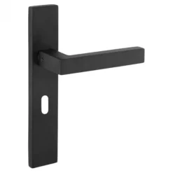 Austria Deurbeslag - Best Buy - Deurkruk 210L incl sleutelgat - Mat zwart