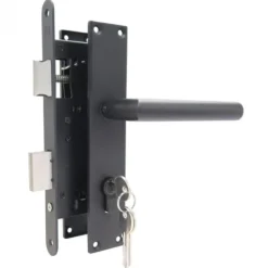 Discount HomingXL Deurbeslag voor tuindeur - Zwart - complete set met 3 sleutels