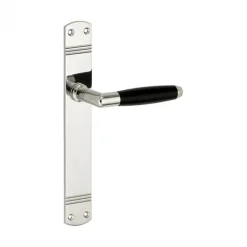 New Austria Deurkruk Forza - Horatio II langschild rechthoekig - incl. toiletsluiting - Glans Nikkel