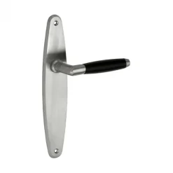 Discount Austria Deurkruk Forza - Loretta III langschild rechthoekig - Incl. sleutelgat - Mat Nikkel