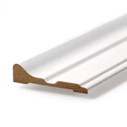 Clearance Austria Deurlijst BR2 gegrond wit 248,6 x 8 x 1,7 cm (5 lengtes)