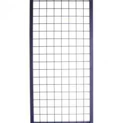 C-Wood Draadscherm Bari antraciet composiet kader met zwart draad (90 x 180 cm)