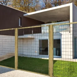 Discount Elephant Draadscherm verzinkt zachthout kader groen geimpregneerd (180 x 180 cm)