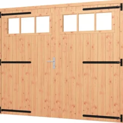 Clearance TrendHout Dubbele deur met kozijn - 2400 x 2100 mm
