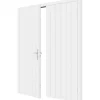 New TrendHout Dubbele plaatdeur met kozijn - wit - 930 x 2115 mm incl. beslag