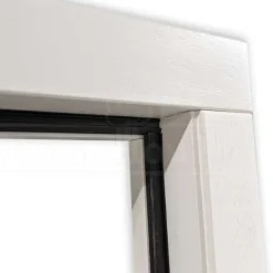 Hot TrendHout Dubbele plaatdeur met kozijn - zwart - 930 x 2115 mm incl. beslag