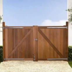 Online Elephant Dubbele poort hardhout bankirai Belmonte incl. beslag (300 x 180 cm)