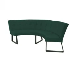 Outlet HomingXL Eetkamerbank - Amsterdam - stof Element groen 12 - geschikt voor tafel 150 cm