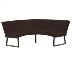 Discount HomingXL Eetkamerbank - Amsterdam - stof Element antraciet 02 - geschikt voor tafel 150 cm