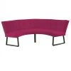 Online HomingXL Eetkamerbank - Amsterdam - stof Element fuchsia 19 - geschikt voor tafel 130 cm