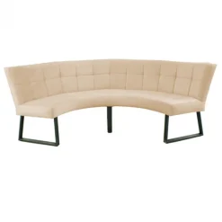 Clearance HomingXL Eetkamerbank - Amsterdam - stof Element beige 06 - geschikt voor tafel 150 cm
