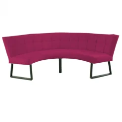 Hot HomingXL Eetkamerbank - Amsterdam - stof Element fuchsia 19 - geschikt voor tafel 150 cm