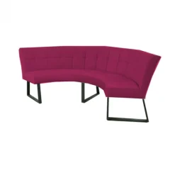 Hot HomingXL Eetkamerbank - Amsterdam - stof Element fuchsia 19 - geschikt voor tafel 150 cm