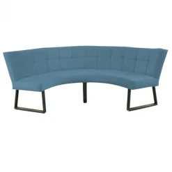 Discount HomingXL Eetkamerbank - Amsterdam - stof Element petrol 14 - geschikt voor tafel 130 cm