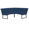 Outlet HomingXL Eetkamerbank - Amsterdam - stof Element blauw 13 - geschikt voor tafel 150 cm