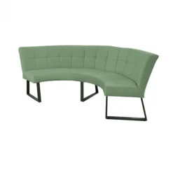 Outlet HomingXL Eetkamerbank - Amsterdam - stof Element lichtgroen 11 - geschikt voor tafel 130 cm