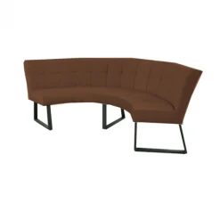 Best HomingXL Eetkamerbank - Amsterdam - stof Element donkerbruin 25 - geschikt voor tafel 150 cm