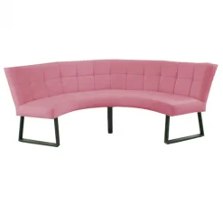HomingXL Eetkamerbank - Amsterdam - stof Element roze 10 - geschikt voor tafel 150 cm