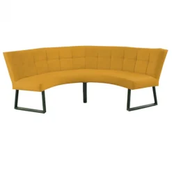 Sale HomingXL Eetkamerbank - Amsterdam - stof Element goud 08 - geschikt voor tafel 130 cm