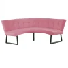 HomingXL Eetkamerbank - Amsterdam - stof Element roze 10 - geschikt voor tafel 130 cm