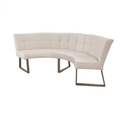 Discount HomingXL Eetkamerbank - Amsterdam - stof Element zand 17 - geschikt voor tafel 150 cm