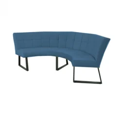 HomingXL Eetkamerbank - Amsterdam - stof Element azure 21 - geschikt voor tafel 130 cm