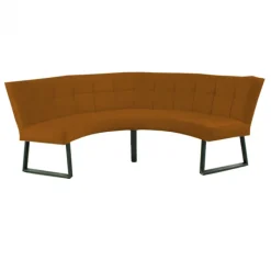 Online HomingXL Eetkamerbank - Amsterdam - stof Element bruin 07 - geschikt voor tafel 130 cm