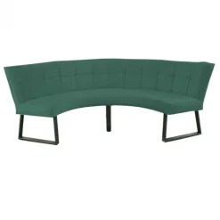 Clearance HomingXL Eetkamerbank - Amsterdam - stof Element bosgroen 20 - geschikt voor tafel 150 cm