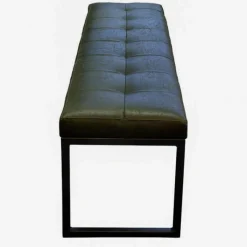 Hot HomingXL Eetkamerbank - Atlanta - leer Colorado groen 08 - 160 cm