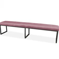 Outlet HomingXL Eetkamerbank - Atlanta - stof Element roze 10 - 160 cm