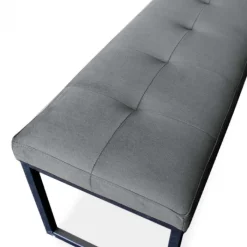 Outlet HomingXL Eetkamerbank - Atlanta - stof Element cementgrijs 23 - 160 cm