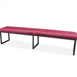 Discount HomingXL Eetkamerbank - Atlanta - stof Element fuchsia 19 - 16 cm