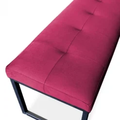 Discount HomingXL Eetkamerbank - Atlanta - stof Element fuchsia 19 - 16 cm