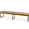 New HomingXL Eetkamerbank - Atlanta - stof Element bruin 07 - 140 cm