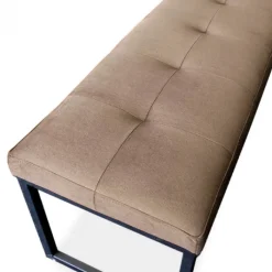 Discount HomingXL Eetkamerbank - Atlanta - stof Element grijsbruin 05 - 160 cm