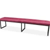 Online HomingXL Eetkamerbank - Atlanta - stof Element fuchsia 19 - 16 cm