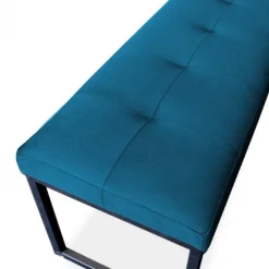 Sale HomingXL Eetkamerbank - Atlanta - stof Element azure 21 - 140 cm