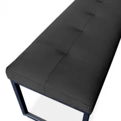 New HomingXL Eetkamerbank - Atlanta - stof Element donkergrijs 22 - 140 cm