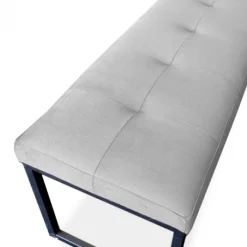 Outlet HomingXL Eetkamerbank - Atlanta - stof Element steengrijs 24 - 140 cm